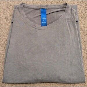 Kit and Ace Tech Tee Short Sleeve Crew Neck Gray T-Shirt Men's XL